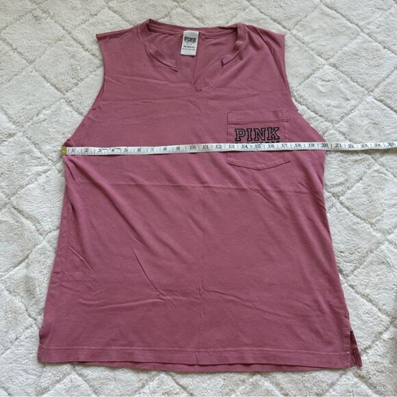 Victoria's Secret PINK | “We Got You” Mauve Muscle Tee | Size Small - Picture 11 of 12